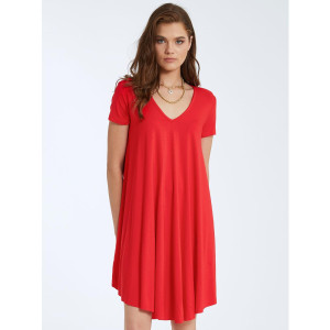 Celestino Oversized φόρεμα - Κ?κκιν? - Grootte: S;M;L - θη?υκός
