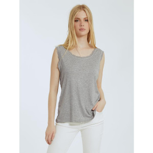 Celestino Μπ??ύζα με ?επτ?μέρειες δαντέ?ας - Γκρι - Grootte: M-L;XL-2XL - θη?υκός