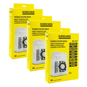 Oryginalne worki do odkurzacza Karcher SE4001 WD2 Plus WD3 12 sztuk