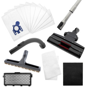 Zestaw Akcesoriów do Miele Complete C3 Parquet Power Line - Worki, Filtry, Ssawki