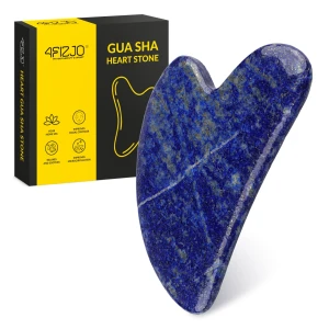 Klassischer Gua Sha Stein in natürlichem Azur