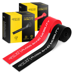 Set aus 5 elastischen Übungsbändern FLOSS BAND