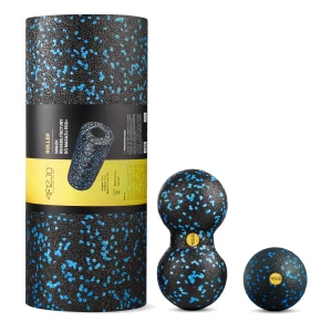 Roll- und Massagebälle EPP 3er Set blau.