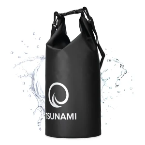 TSUNAMI 10 Liter wasserdichte Tasche schwarz