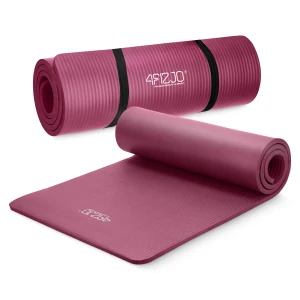 Yogamatte NBR 180 × 60 × 1 cm, bordeaux