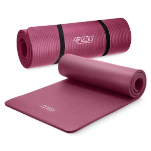 Yogamatte NBR 180 × 60 × 1,5 cm, bordeaux