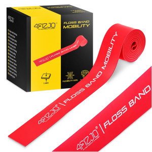 Pilates-Widerstandsband FLOSS BAND 1 mm, rot