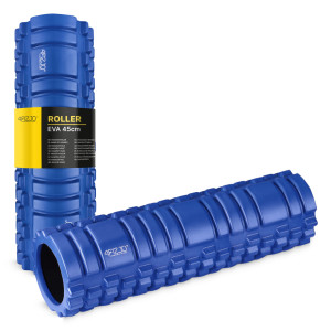 Massagerolle mit EVA-Pads 45 cm blau