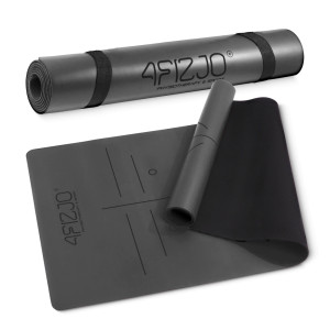 Kaučuková podložka na jógu YOGA MAT 4 mm
