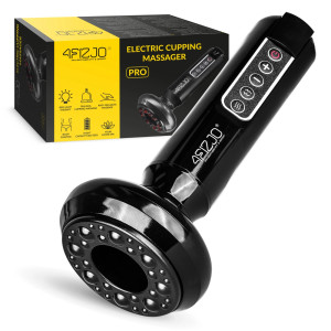 Elektrická masážní baňka proti celulitidě PRO černá