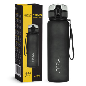 Sportovní láhev na vodu 650 ml černá