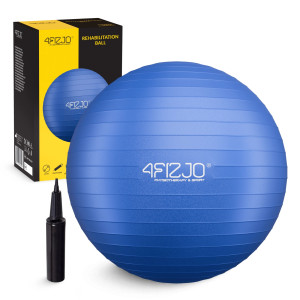 Gymnastický nafukovací míč 85 cm tmavě modrý