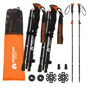 Trekové hole PRO+ oranžové