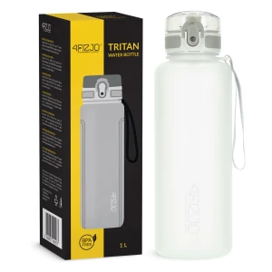 Sport-Trinkflasche, 1 L, grau