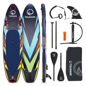 Aufblasbares SUP-Board mit Zubehör TSUNAMI T03 10'6