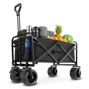 Strand- und Outdoor-Wagen PRO – Schwarz