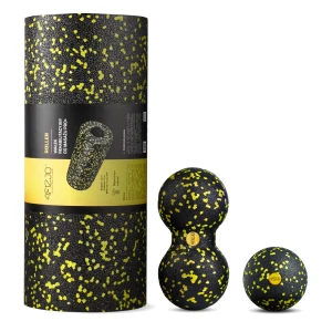 Roll- und Massagebälle EPP 3er Set gelb