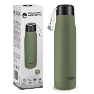 Thermoflasche mit Band 540 ml grün