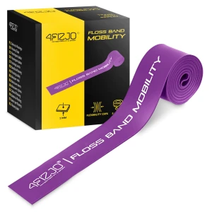 Pilates-Widerstandsband FLOSS BAND 1 mm, lila