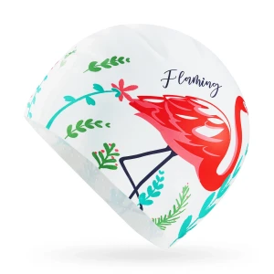 Badekappe für Damen TSUNAMI FLAMINGO