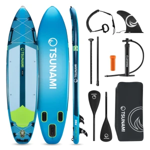 Aufblasbares SUP Board PRO mit Zubehör TSUNAMI T15 11'6