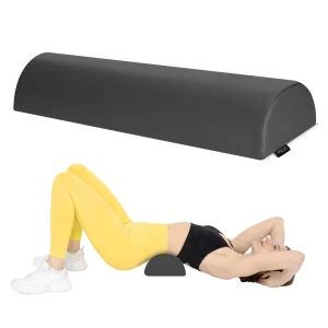 Halbrund-Keil für Rehabilitation und Massage, schwarz