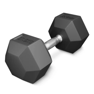 HEX acél kézi súlyzó, 1 x 27,5 kg
