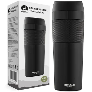 Mountain Goat TRAVEL termosz bögre, 400 ml, fekete