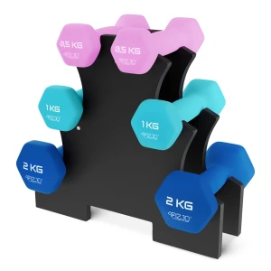 Öntöttvas kézi súlyzó szett, 7 kg