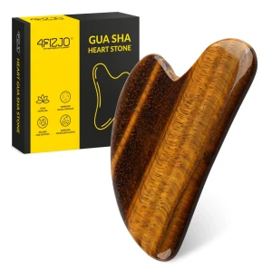 Klasszikus Gua Sha kő természetes tigris szem kvarcból