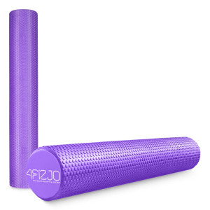 Wałek do masażu z wypustkami CARE+ 90 cm fioletowy