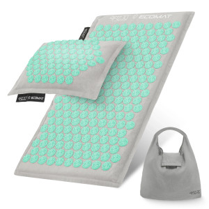 ECO Mata do akupresury z łuskami gryki i kokosem miętowa