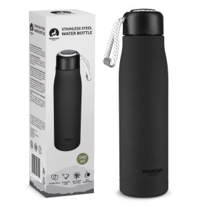 Butelka termiczna z paskiem 540 ml czarna