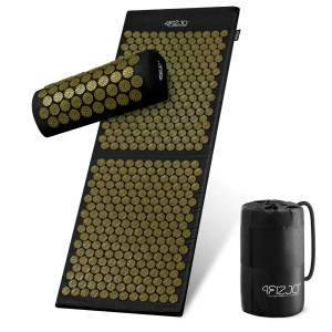 Duża mata do akupresury z poduszką klasyczna XL czarna