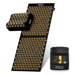 ERGO Mata do akupresury z poduszką XL czarna