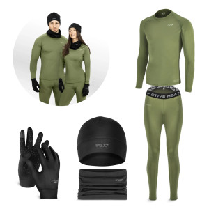 Zestaw odzieży termicznej unisex - komplet 5w1 rozmiar S