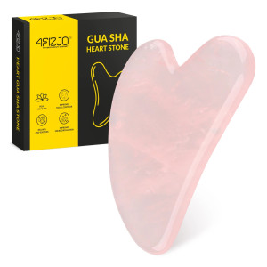 Klasyczny kamień Gua Sha z naturalnego różowego kwarcu