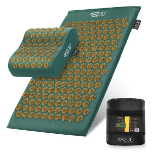 ERGO Mata do akupresury z poduszką zielona