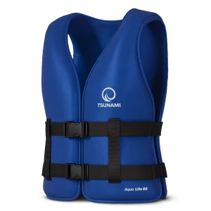 Vestă de siguranță pentru înot TSUNAMI Aqua Lite 50, mărimea XXL - albastru marin
