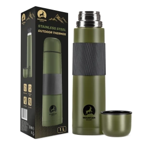 Termos de călătorie pentru cafea și ceai 1 litru verde