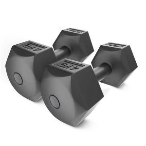 Gantere bituminoase pentru exerciții 2 x 4 kg