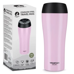 Cana termică Mountain Goat TRAVEL 380 ml roz