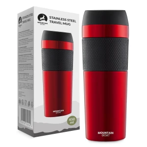 Cana termică Mountain Goat TRAVEL 450 ml roșie