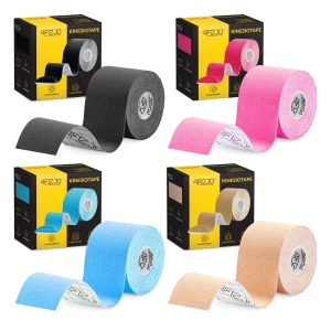 Set de 4 benzi kinesiologice 5 cm x 5 m