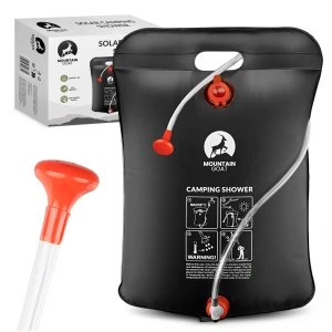Duș solar portabil de 20 l, negru