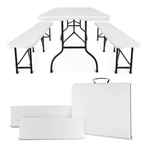 Set de picnic pliabil Mountain Goat: masă 180 x 74 cm + 2 bănci