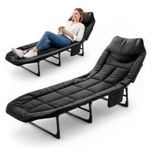 Scaun pliant de camping Mountain Goat - negru
