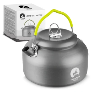 Ceainic de drumeție Mountain Goat de 1,4 L, pentru gaz și foc de tabără