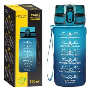 Sticlă de apă cu scală temporală 0,5 L