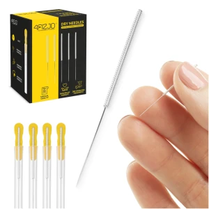 Ace de acupunctură cu ghid 100 buc. 0,25 x 15 mm